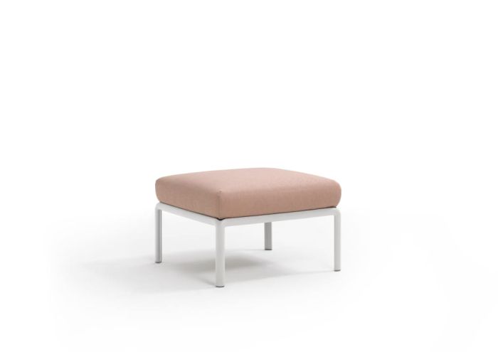 Komodo Hocker Bianco Rosa Quarzo