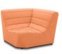 Gartensofa Eckelement wetterfest Solido Polsterecke Modul terra orange