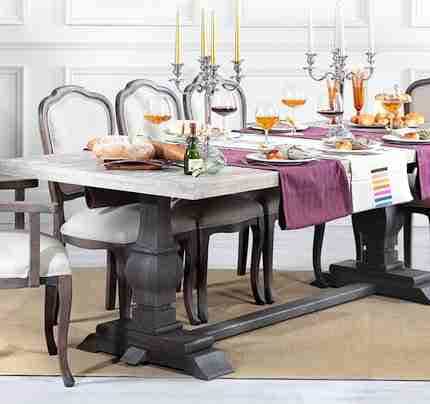 Esstisch massiv Landhausstil 240x100 cm Glendale
