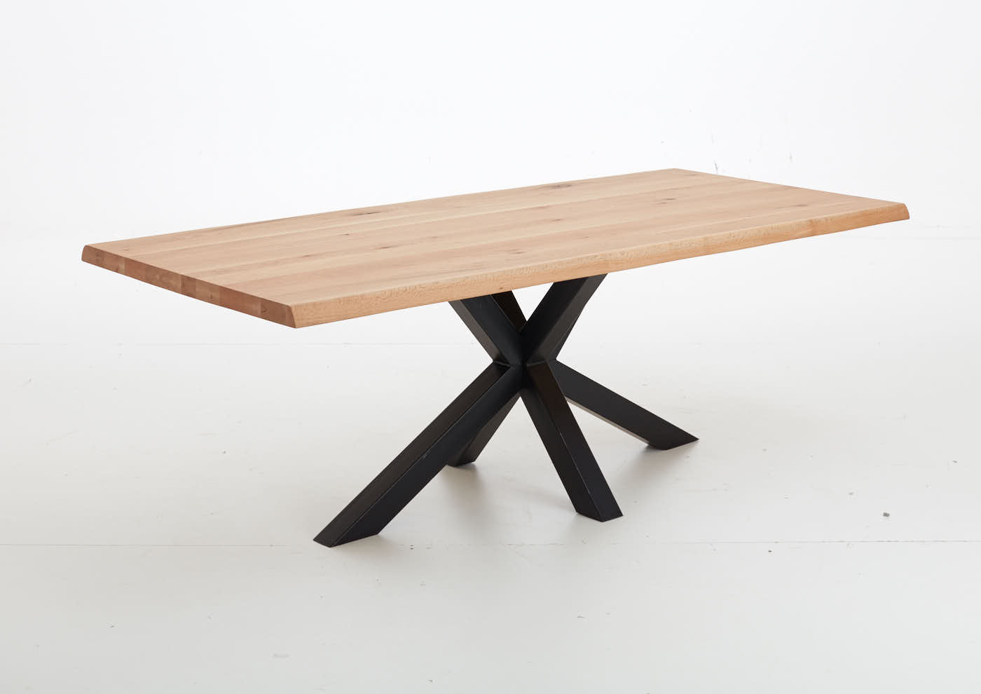 Esstisch Eiche massiv Palmira Spider Gestell