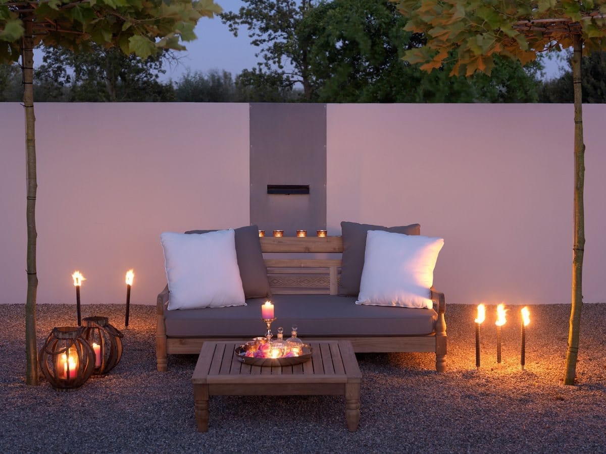 Gartensofa Kawang Teak 2-Sitzer mit Polster - Exotan