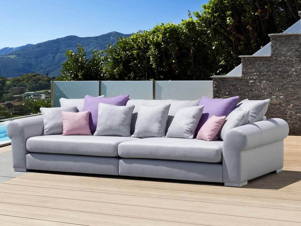 Gartensofa wetterfest Silvertex Gand Landhausstil Outdoor