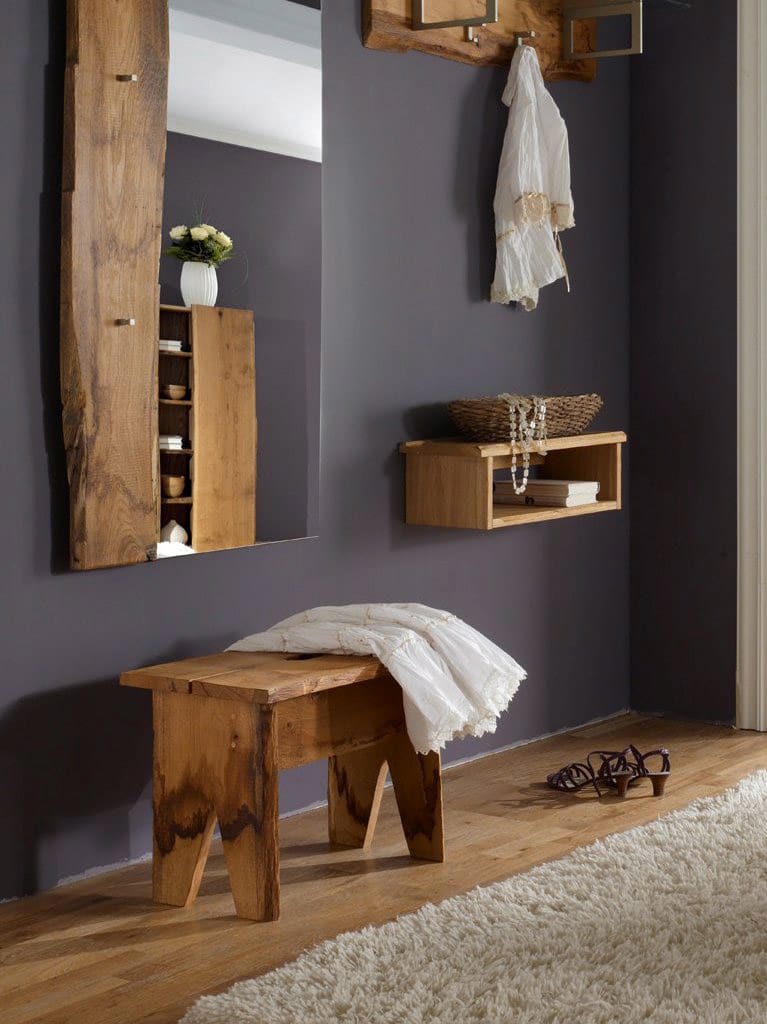 Hocker Woodline Eiche massiv geölt