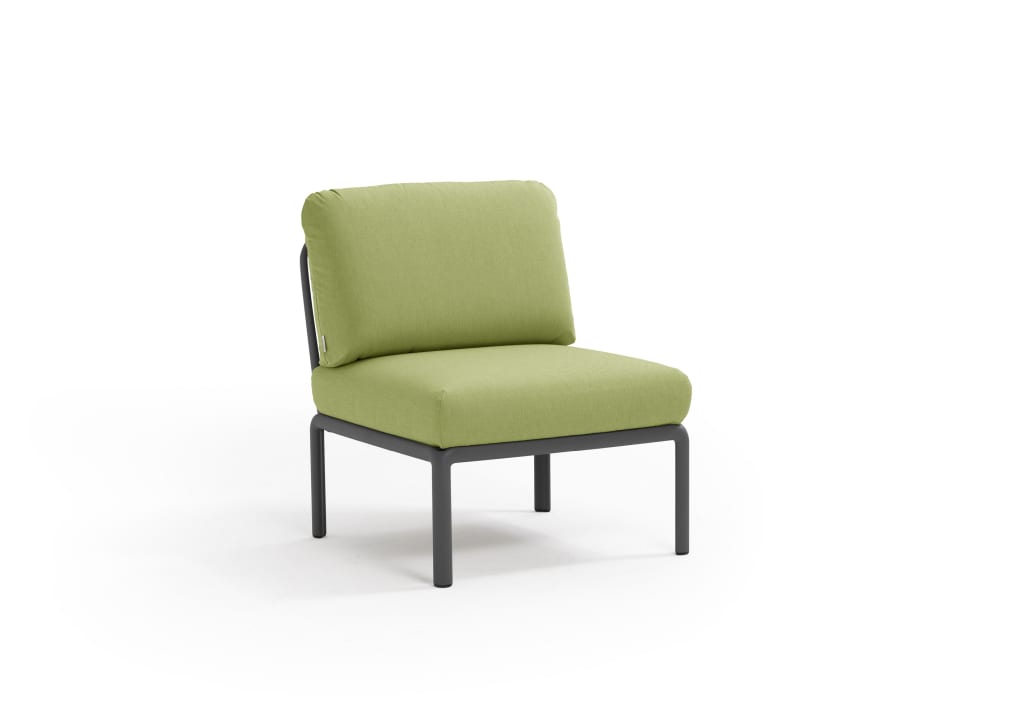 Nardi Komodo Gartensessel modul wetterfest antracite avocado sunbrella