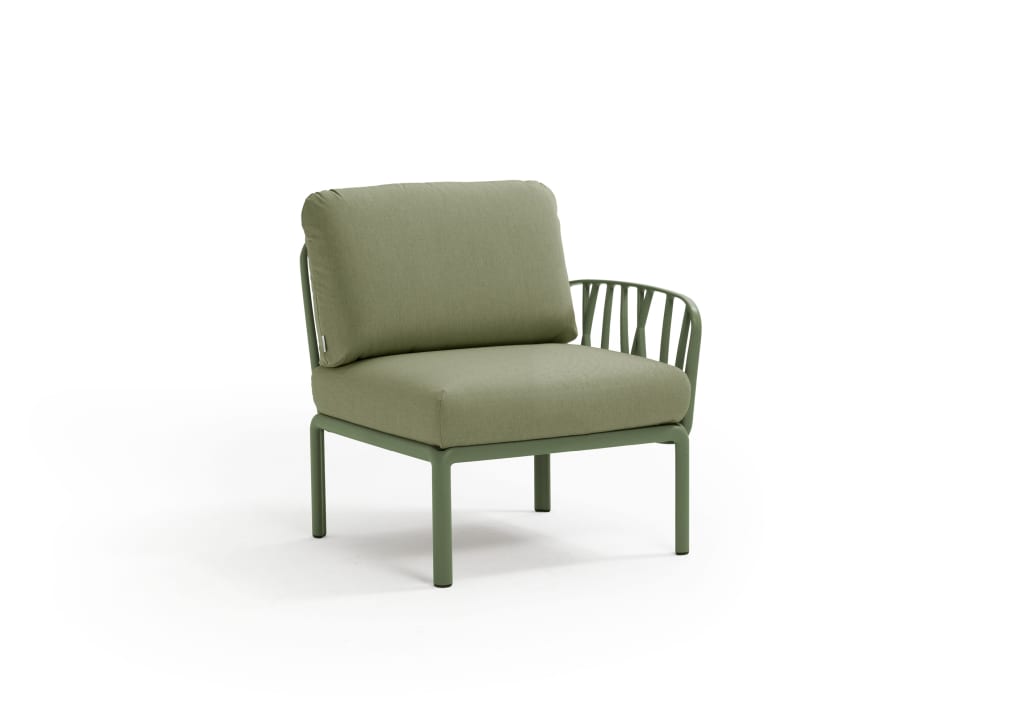 Nardi Komodo Sitzelement mit Armlehne agave giungla sunbrella