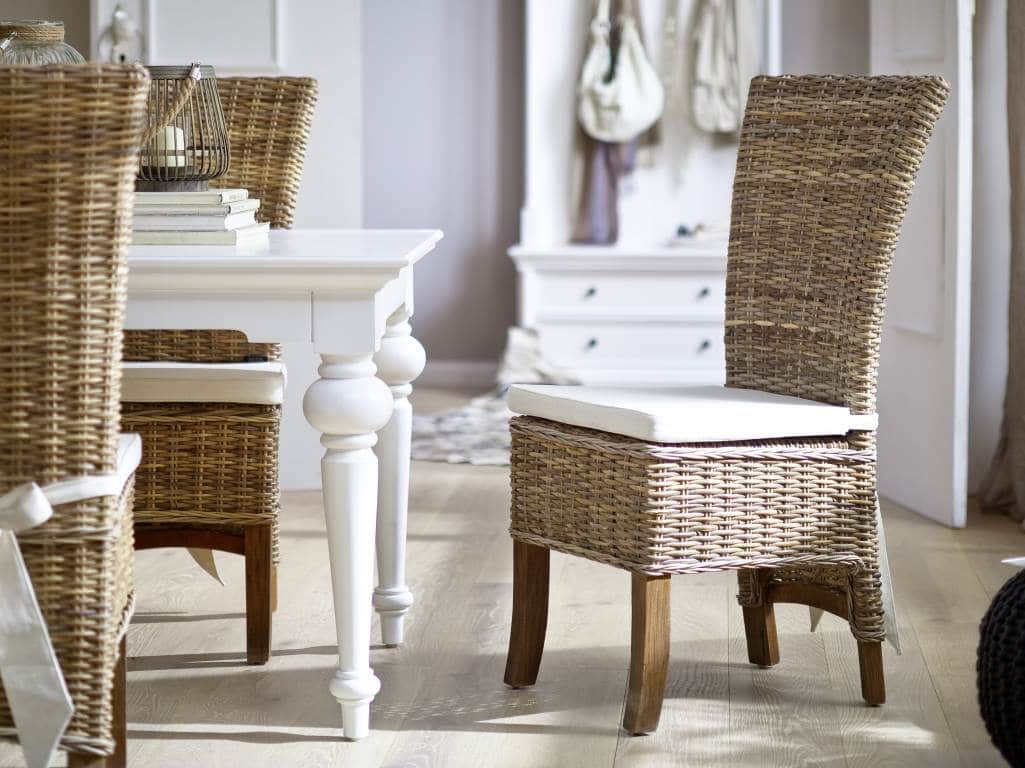 Landhaus Rattanstühle 2 Stück im Set Salsa