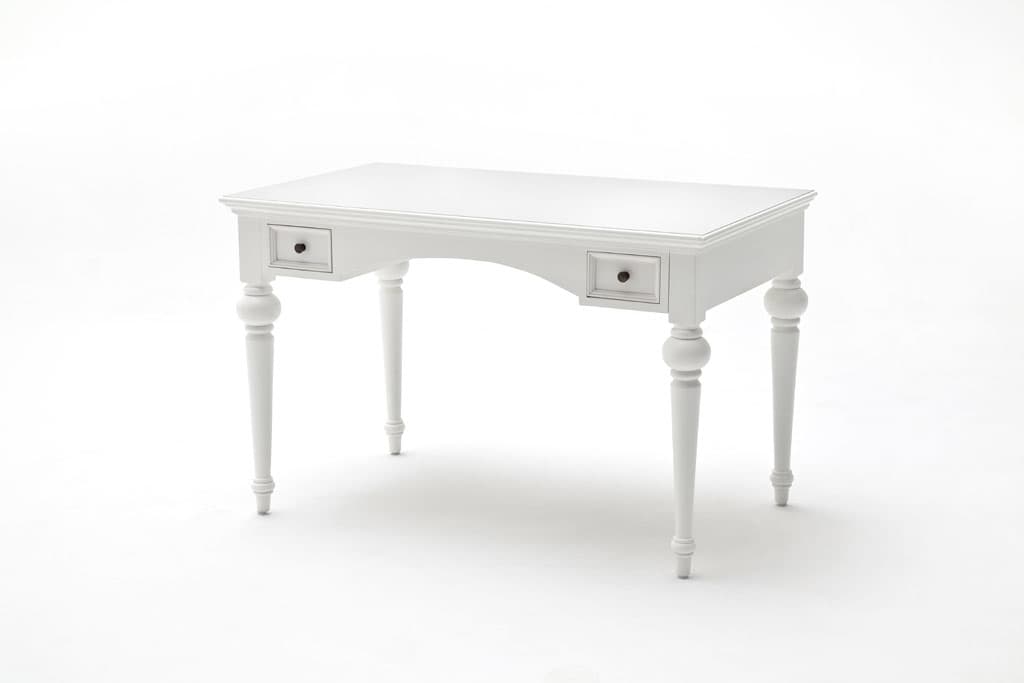 Landhaus Schreibtisch weiß antik Provence 120x70 cm