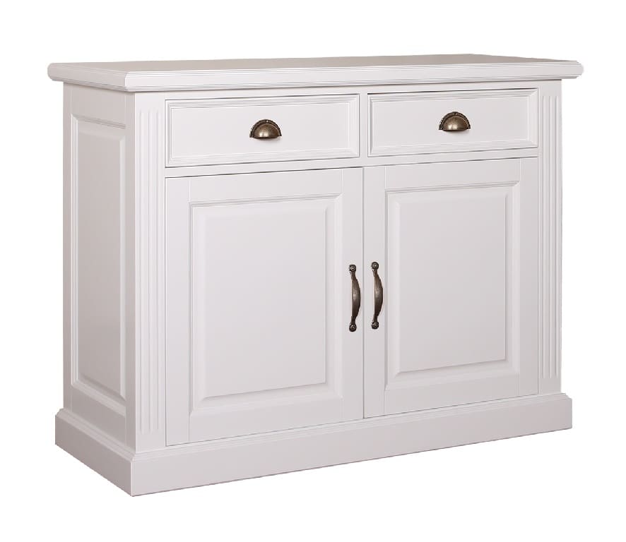 Landhausstil Kommode weiß Shabby chic 2 Türen 2 Schubladen andere Ausführungen