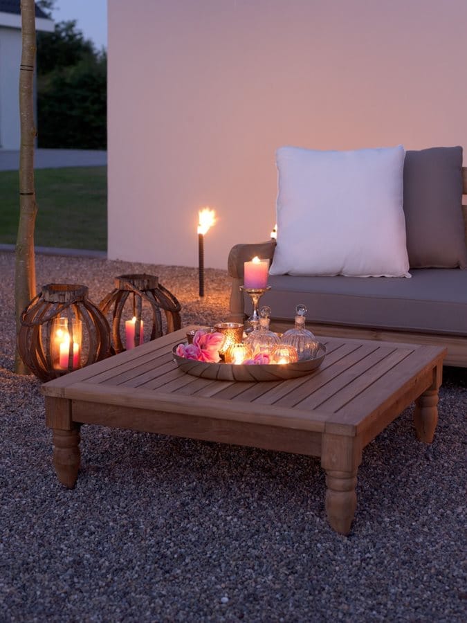 Gartentisch Kawang Teak recycelt 90x90 cm - Exotan