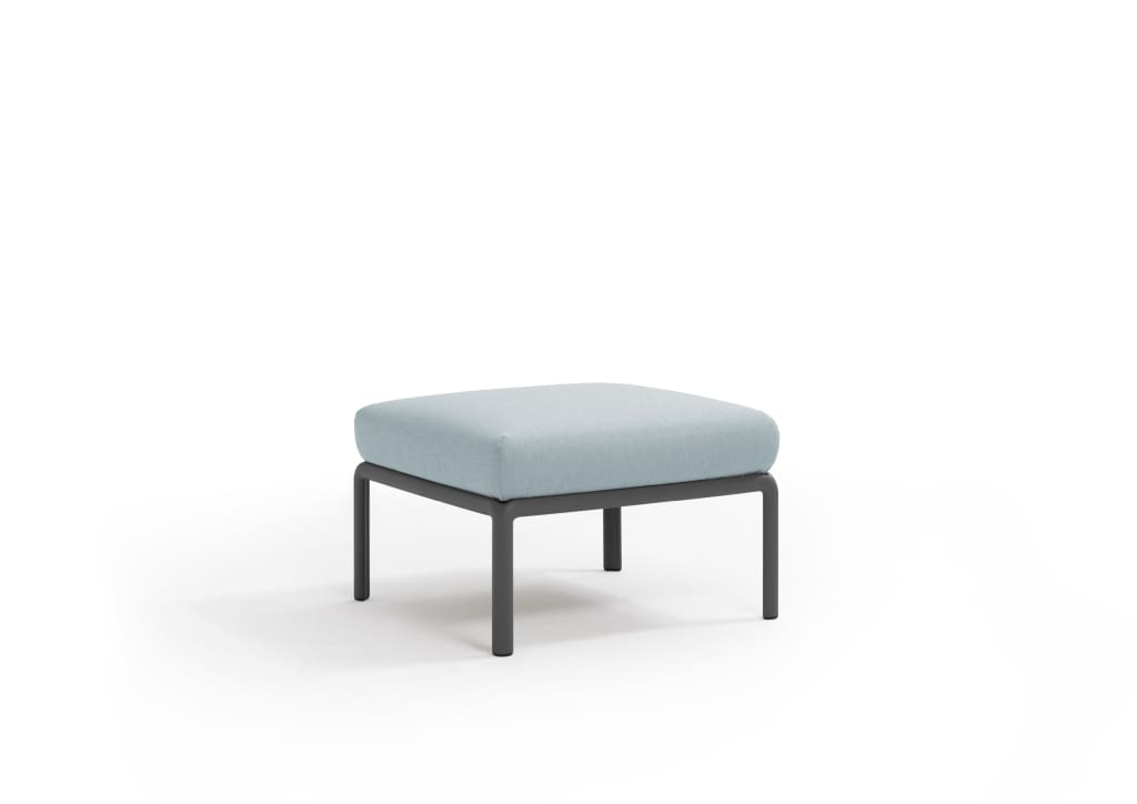 Nardi Komodo Loungemöbel Hocker wetterfest antracite ghiaccio sunbrella