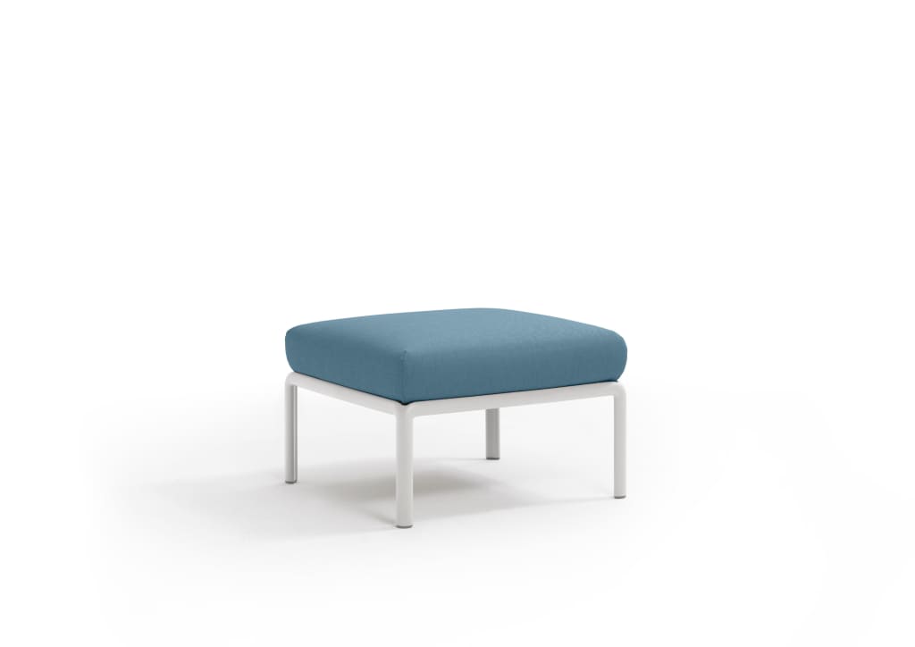 Nardi Komodo Loungemöbel Hocker wetterfest bianco adriatic sunbrella