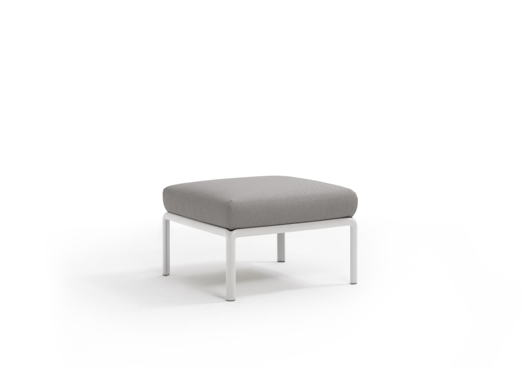 Nardi Komodo Loungemöbel Hocker wetterfest bianco grigio