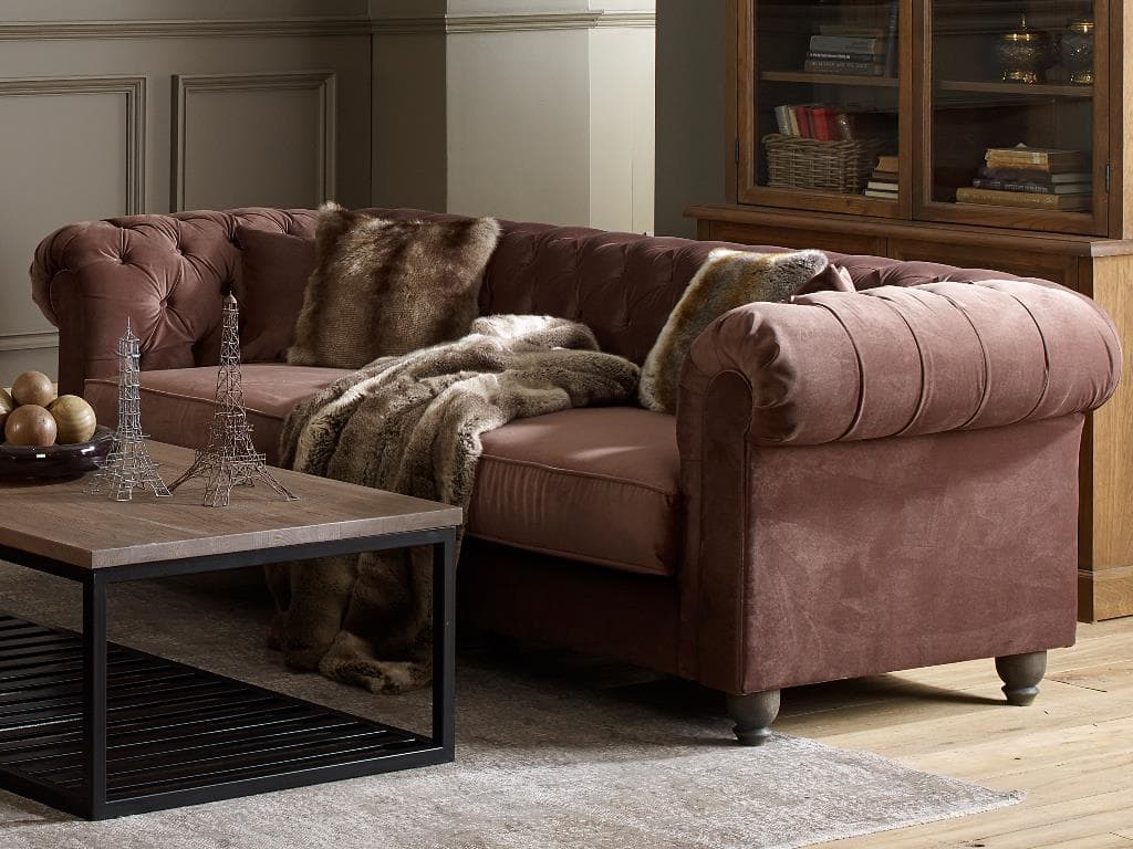 Sofa Landhausstil Springfield Chesterfield Couch konfigurieren