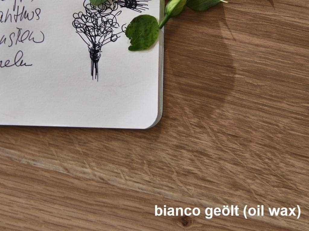 Walk in Hakenleiste Garderobe massiv Eiche bianco geölt 6 Haken Breite 90cm