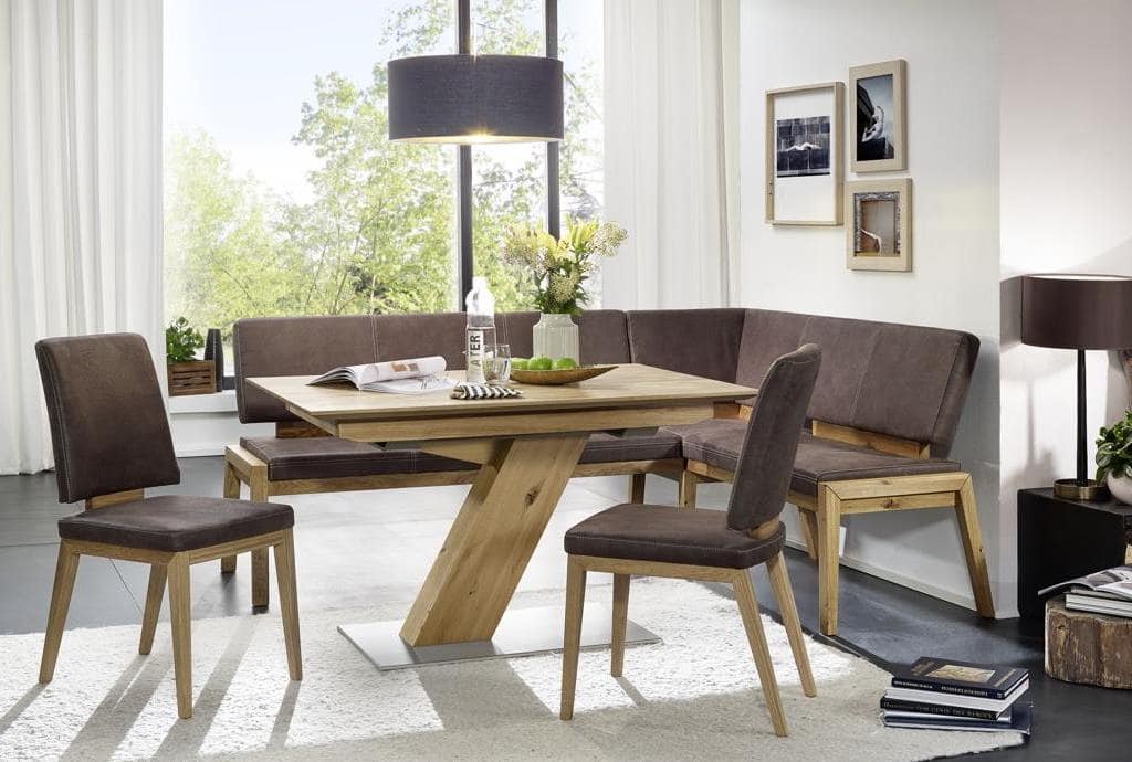 Wildeiche massiv Esstisch ausziehbar Zoe von Dudinger