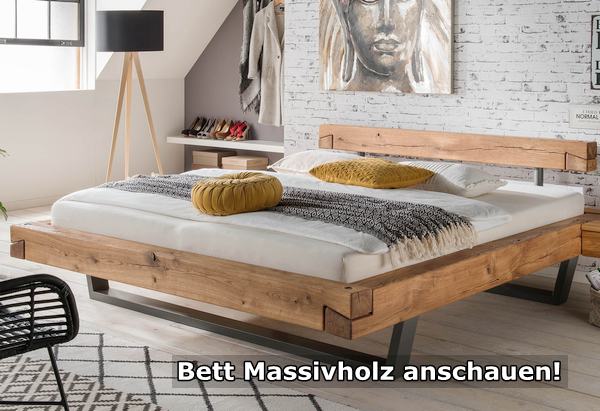 Bett Massivholz Eiche anschauen