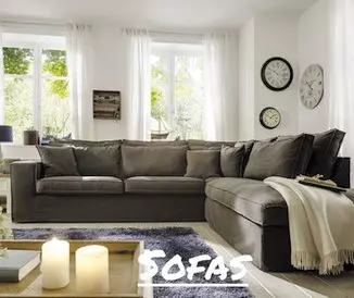 Sofas im Wohnzimmer